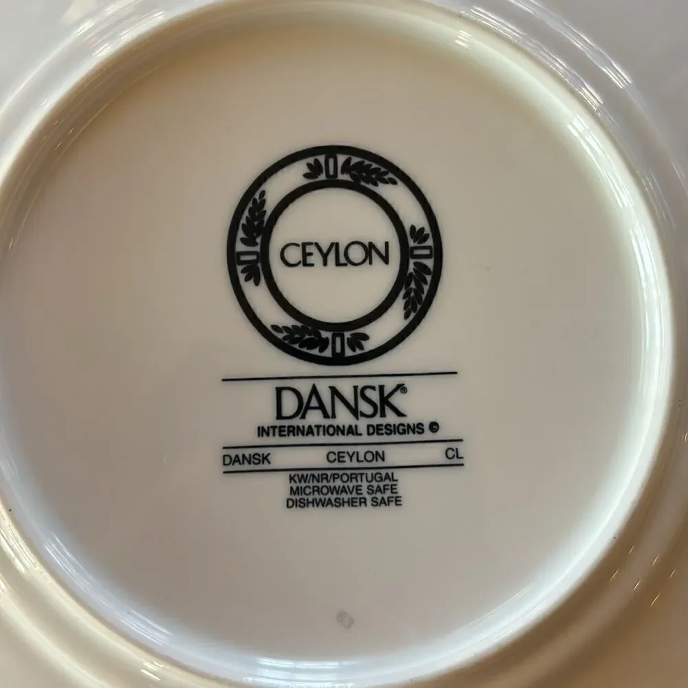 Set of 4 Dansk Ceylon Portugal Bread & Butter Plates